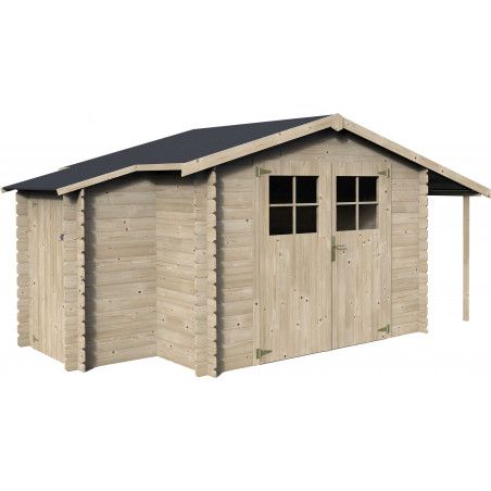 Abri de jardin Talcy, 19 mm. 270 x 230 cm. 6.16 m²