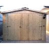 Garage on bois Mikhail II, 19 mm, 3x6 m, 18m²