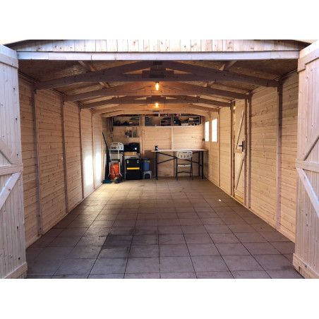 Garage Mikhail II, 19 mm, 300x600 cm, 18m²