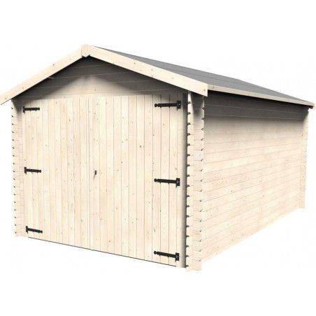 Garage en bois, modèle Gamache.