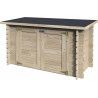 Armoire en bois, rangement piscine. 19 mm, 190 x 87 cm