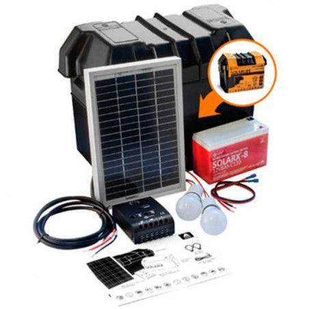Kit solar 5W-12VCC