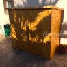 armoire en bois de rangement dans le jardin.182x88cm
