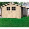Abri de jardin en bois, modèle Talcy, 19 mm. 270 x 230 cm. 6.16 m²