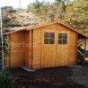 Abi de jardin - lasure orange Talcy, 19 mm. 270 x 230 cm. 6.16 m²