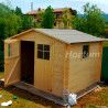 Abri de jardin Mirama avec toile bitumé sur le toit | 7.24 m²