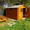 Abri de jardin en bois avec fenêtre latérale| 7.24 m²