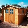 Abri de jardin en bois Décor et Jardin. modèle Mirama7,24m²