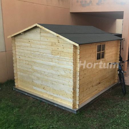 Abri de jardin en bois, modèle Mirama / 7,24m²