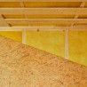 Details du revêtement à l'intérieur, panneaux OSB