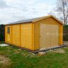 Garage avec porte latéral, 34 mm, 386 x 518 cm. 20 m²