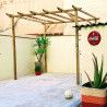 Pérgola de madera 300x250 cm. Postes 7x7cm | Hortum