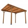 Pergola couverte 400x300cm. Poteaux 10x10cm