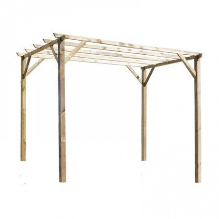 Pergola Leon. Poteaux 9.5x9.5cm | 3x3m | 4x3m