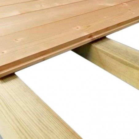 Kit plancher à lattes pour l'abri bois Malo