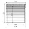 Abri de jardin en bois Malo - 233 x 215 cm, 5 m²