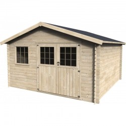 Abri de jardin en bois Floran 28 mm, 400 x 400, 15,84 m²
