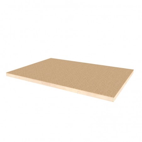 Plancher pour Studio 17 m² semi-habitable.