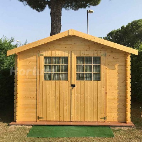 Abri de jardin en bois. 28mm, 3x3m, 8.88 m2