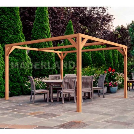 Pergola Tarragona. Poteaux 12x12cm