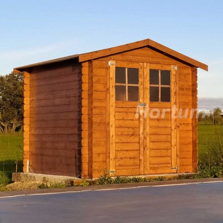 Abri de jardin en bois Milovic - 19 mm, 209 x 209 cm, 4.37m²