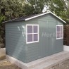 Abri de jardin Lopun avec  toile bitumé sur le toit 4,96m²
