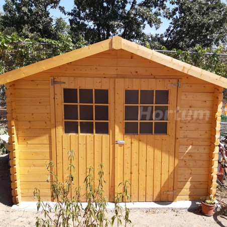 Abri de jardin en bois 3x3. Hortum.es