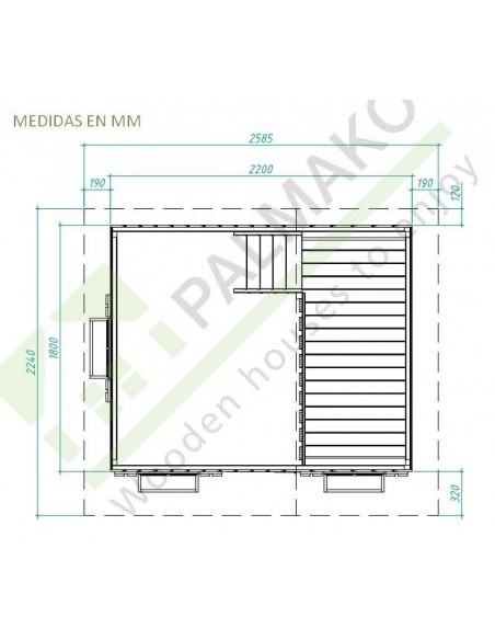 Maisonette Enfant 3.8m²