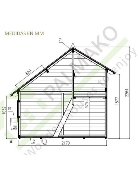 Maisonette Enfant 3.8m²