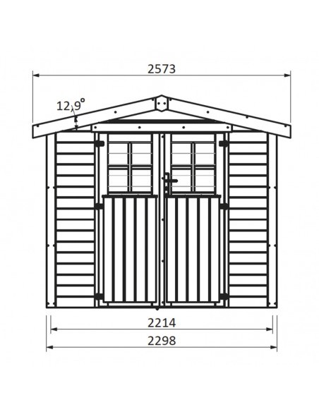 Abri Marly. 28 mm, 230 x 217 cm. 5 m²