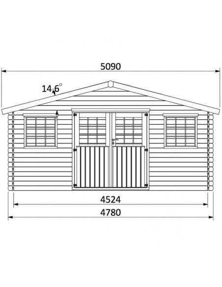 Abri Floridan. 28 mm. 478x398cm. 19.02m²