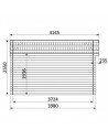 Abri Floridan. 28 mm. 478x398cm. 19.02m²