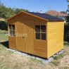 Abri en bois Lopun. 12 mm, 272 x 182 cm.  4,96 m²