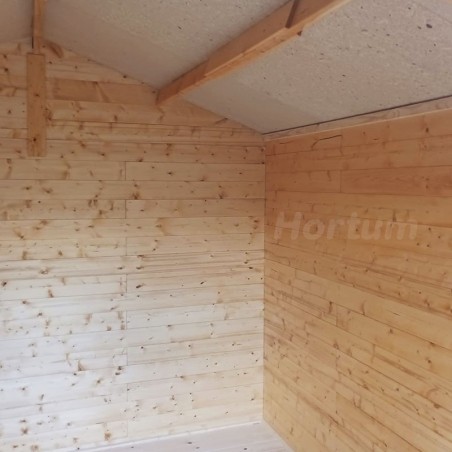 Abri en bois Valodeal. 34 mm , 300 x 300 cm. 8,88 m²