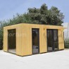 Studio de jardin en bois 19 m² - Studio Como 17 m²