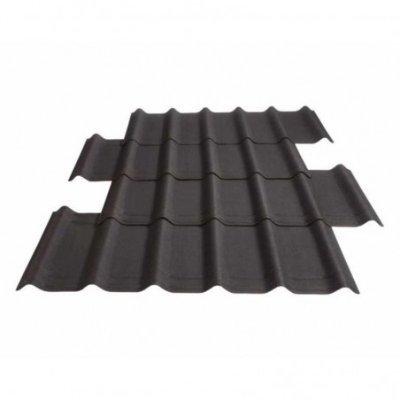 Kit plaques en tuiles asphaltiques | 7m² - Noir
