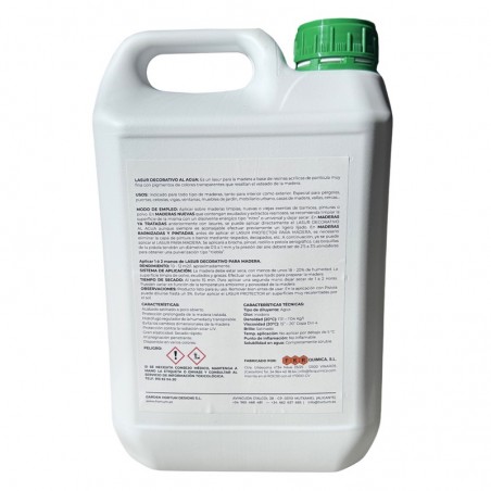 Lasure décorative à l'eau | Garden Hortum S.L. (5 L)
