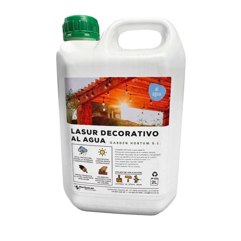 Lasure décorative à l'eau | Garden Hortum S.L. (2 L)