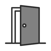 a) Tipo de puerta exterior: 