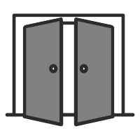 a) Tipo de puerta exterior: 